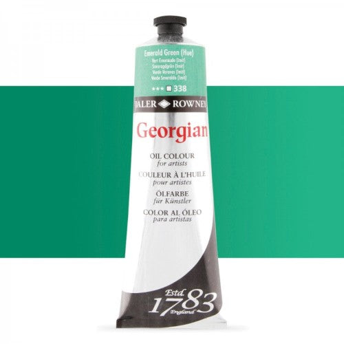 Daler Rowney Georgian Oil Paints 225ml EMERALD GREEN HUE 338