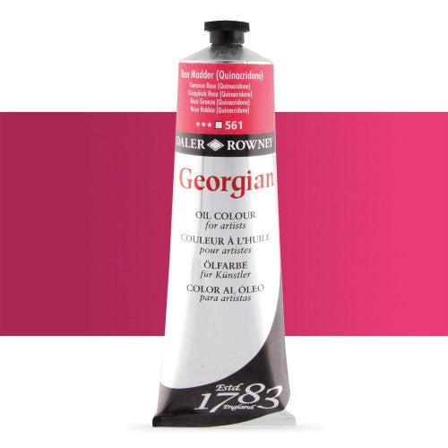 Daler Rowney Georgian Oil Paints 225ml ROSE MADDER (QUIN) 561