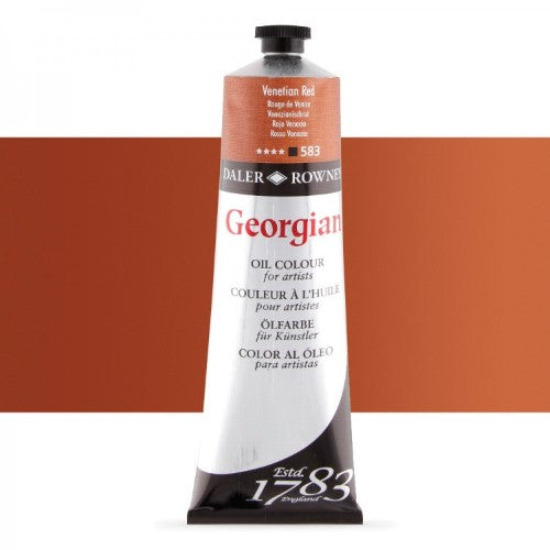 Daler Rowney Georgian Oil Paints 225ml VENETIAN RED 583