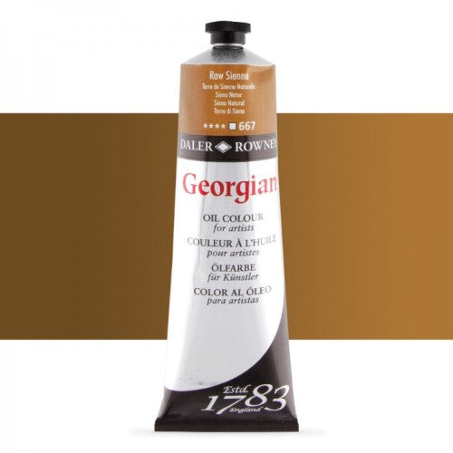Daler Rowney Georgian Oil Paints 225ml RAW SIENNA 667