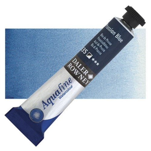 Daler Rowney 8ml Aquafine Watercolour Paints PRUSSIAN BLUE 135
