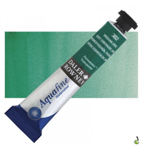 Daler Rowney 8ml Aquafine Watercolour Paints VIRIDIAN 382