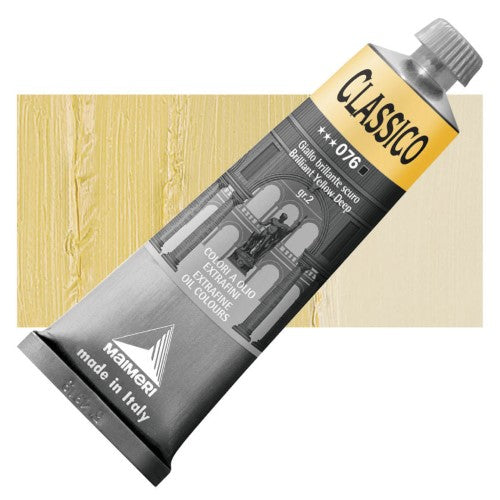 Maimeri Classico Oil Paints 60ml BRILL YELLOW DEEP 076