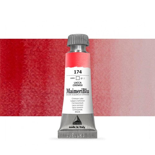 Maimeri Blu Watercolour Paints 12ml CRIMSON LAKE