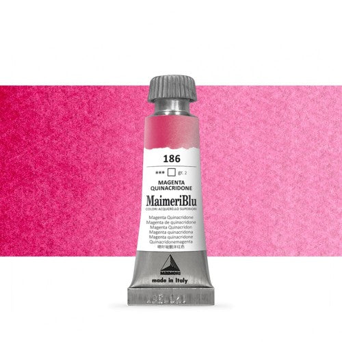 Maimeri Blu Watercolour Paints 12ml MAGENTA QUINACRIDONE