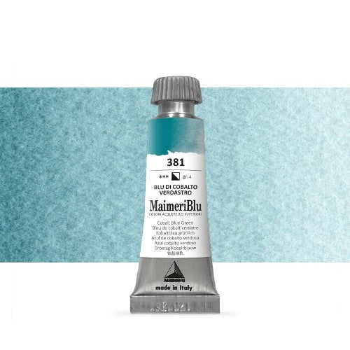 Maimeri Blu Watercolour Paints 12ml COBALT BLUE GREENISH