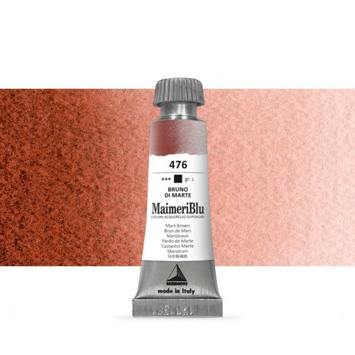 Maimeri Blu Watercolour Paints 12ml MARS BROWN