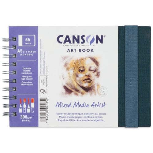 Canson Mixed Media 300gsm Art Books A5L