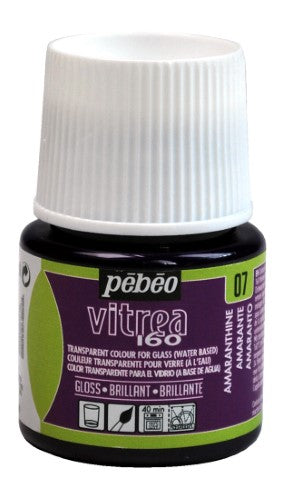 Pebeo Vitrea 160 Glossy Paints 45ml AMARANTHINE