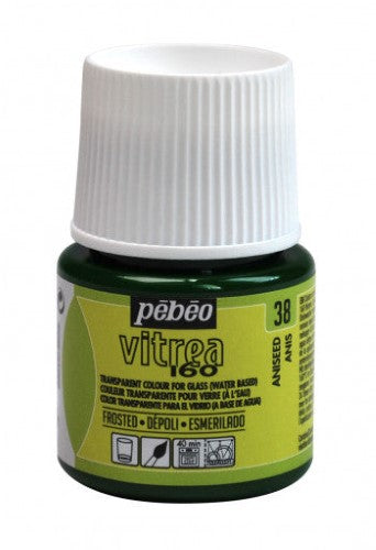 Pebeo Vitrea 160 Frosty Paints 45ml ANISEED