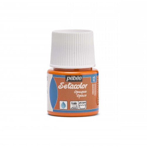 Pebeo Setacolor Opaque Fabric Paints 45ml ORANGE