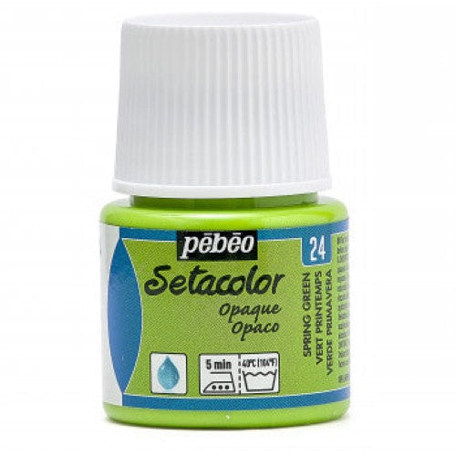 Pebeo Setacolor Opaque Fabric Paints 45ml SPRING GREEN