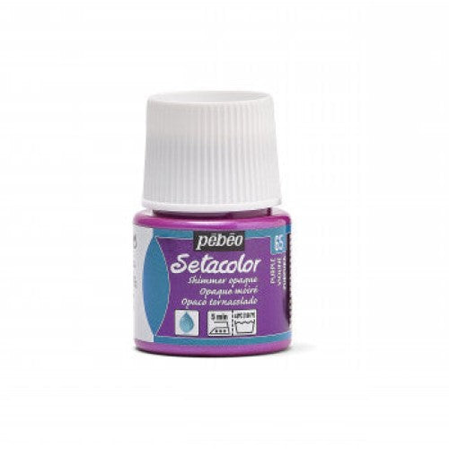Pebeo Setacolor Opaque Fabric Paints 45ml PURPLE SHIMMER