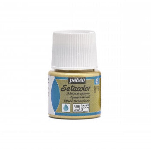Pebeo Setacolor Opaque Fabric Paints 45ml GOLD SHIMMER