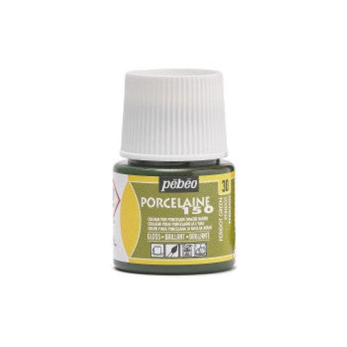 Pebeo Porcelaine 150 Paints 45ml PERIDOT GREEN
