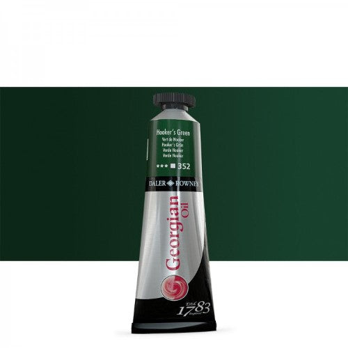Daler Rowney Georgian Oil Paints 38ml HOOKER'S GREEN 352