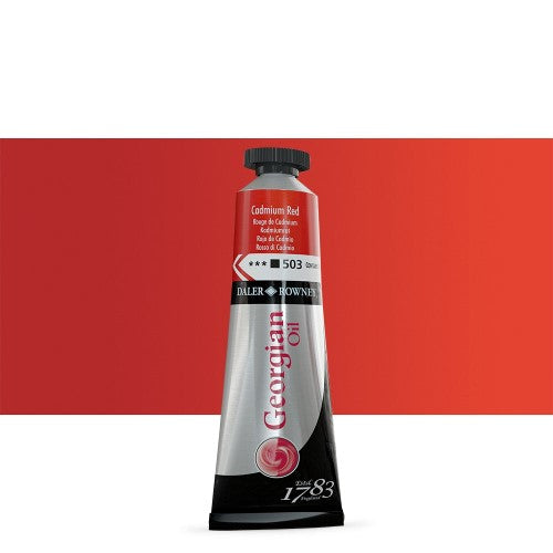 Daler Rowney Georgian Oil Paints 38ml CADMIUM RED 503