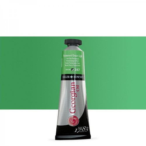 Daler Rowney Georgian Oil Paints 38ml PERM GREEN LIGHT 347
