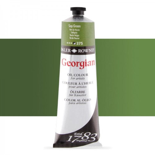 Daler Rowney Georgian Oil Paints 225ml SAP GREEN 375