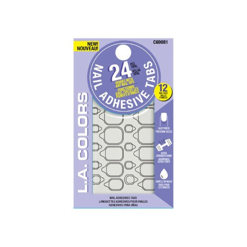 Nail Sticker Tabs - LA Colors 1 Sheet (24 tabs)