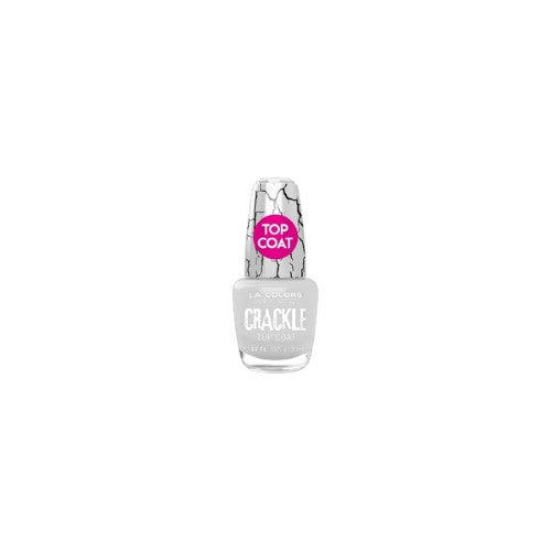 LA Colors Crackle Top Coat Nail Polish - White