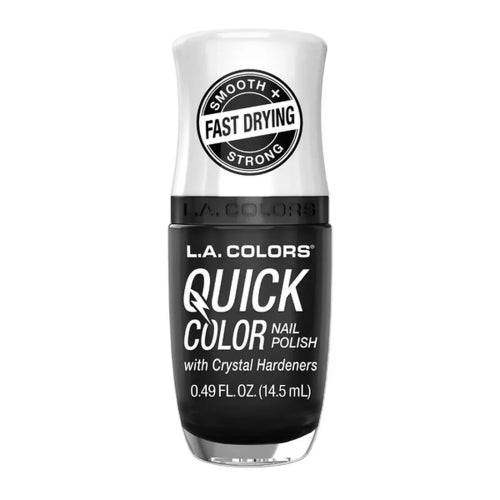 Nail Polish - LA Colors Quick Color (Black Onyx)