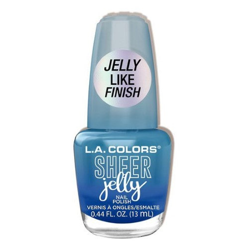 Nail Polish - LA Colors Sheer Jelly (Wispy Blue)