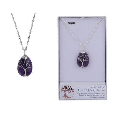 Equilibrium Amethyst Drop Tree of Life
