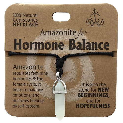 Hormone Necklace Amazonite - Set of 2