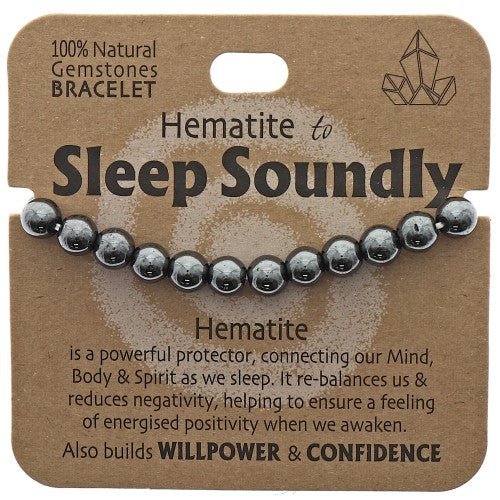 Sleep Bracelet Hematite - Set of 2