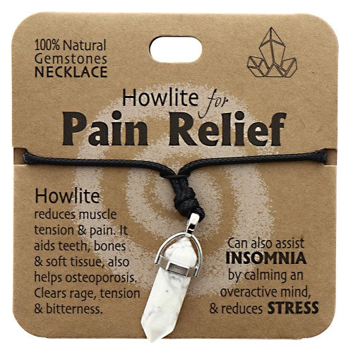 Pain Necklace Howlite - Set of 2