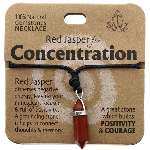 Concentration Necklace Red Jasper - Set of 2