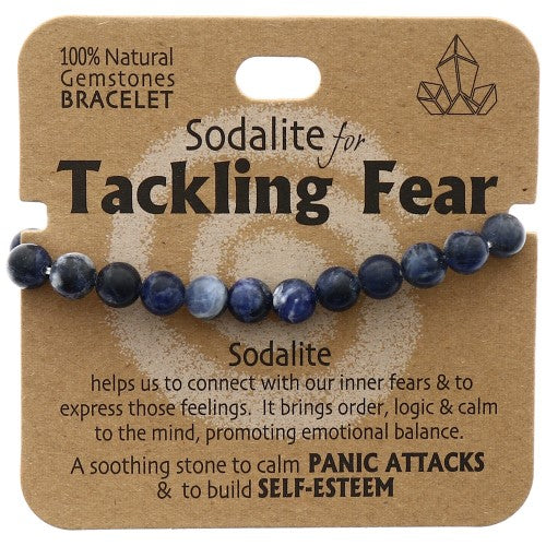 Fear Bracelet Sodalite - Set of 2