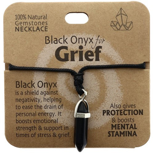 Grief Necklace Black Onyx - Set of 2