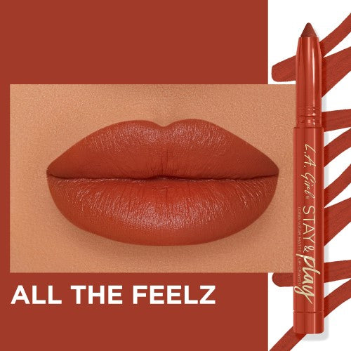Matte Lip Crayon - LA Girl (All The Feelz)