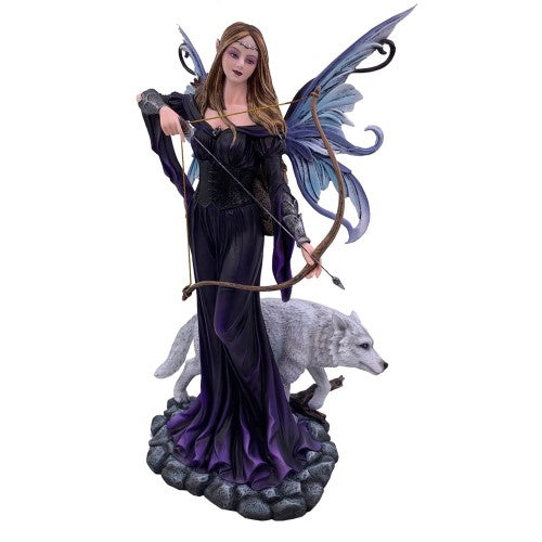 Fairy Warrior With Wolf