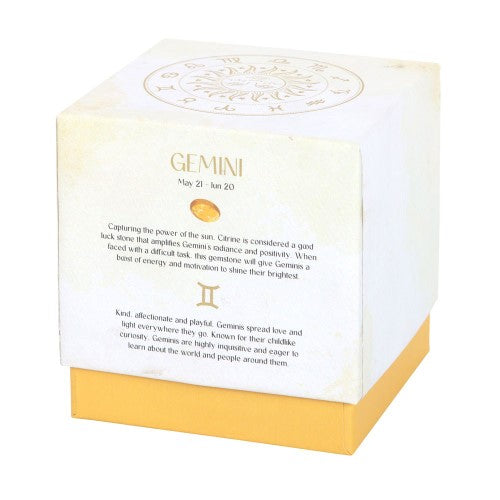 Gemini Lavender & Cedarwood Gemstone Glass Candle