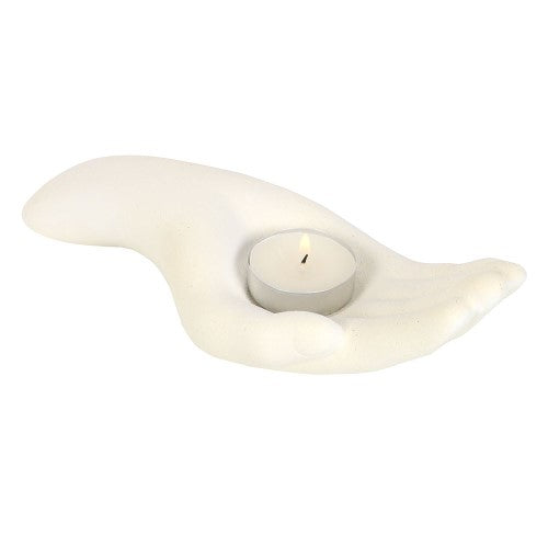 Open Hand Tealight Holder