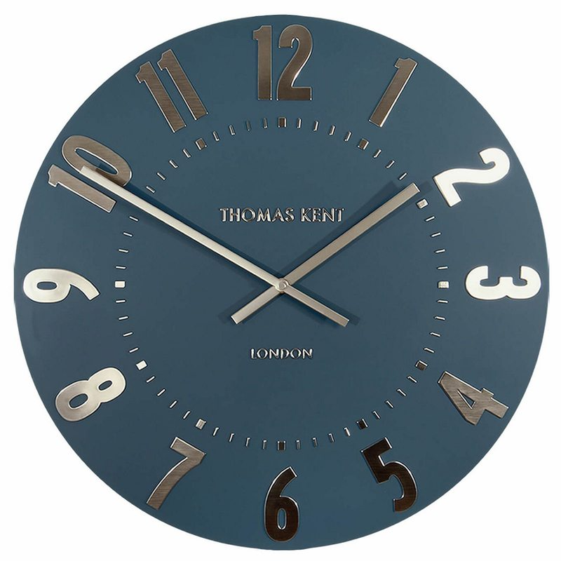 Thomas Kent Mulberry Wall Clocks 30cm Midnight Blue