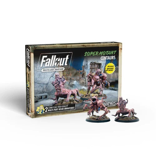 Fallout Wasteland Warfare - Super Mutants: Centaurs - Miniature Figure
