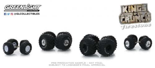 Diecast Model - Wheel & Tire Pack - Scale: 1/64