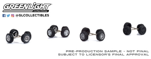 Diecast Model - Ford Mustang Wheel & Tyre Set