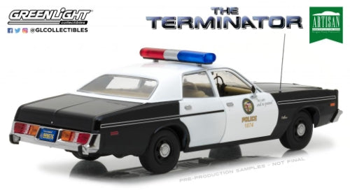 Diecast Model - 1977 Dodge Monaco Metropolitan Police with Endoskeleton Figure