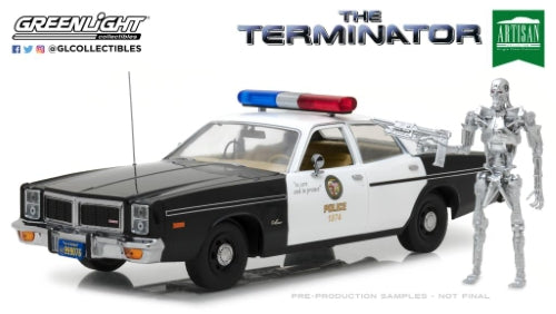 Diecast Model - 1977 Dodge Monaco Metropolitan Police with Endoskeleton Figure