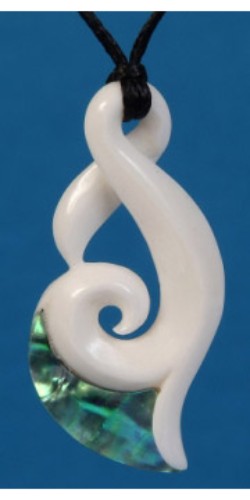 Pendant - Bone Single Twist