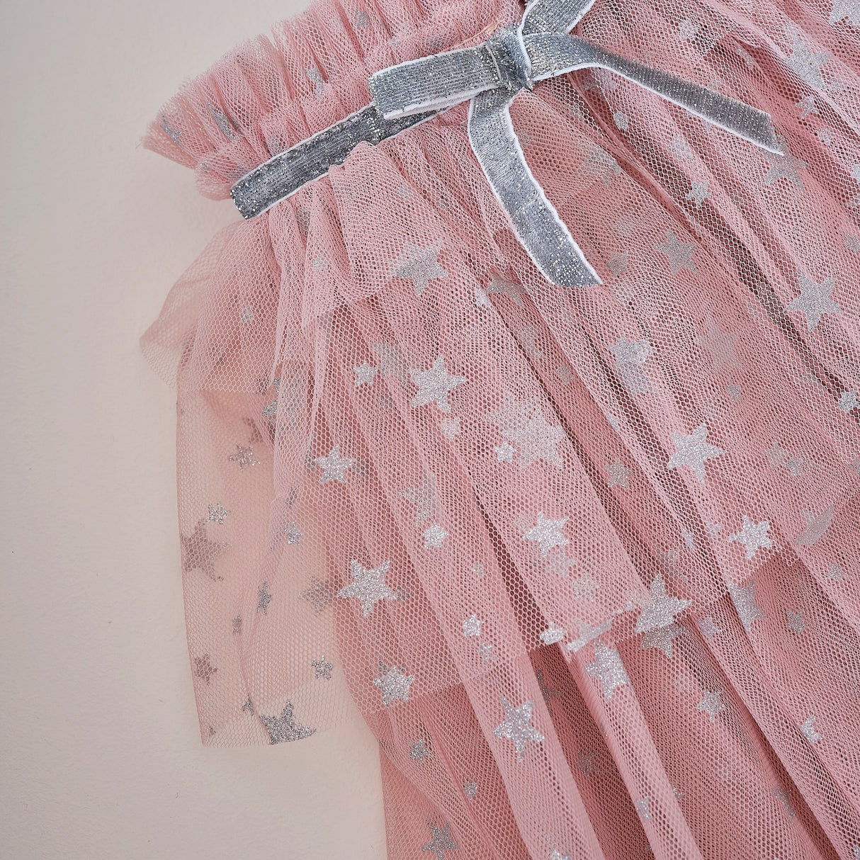 Fairy Princess Cape - Fancy Dress Pink & Silver Sparkle