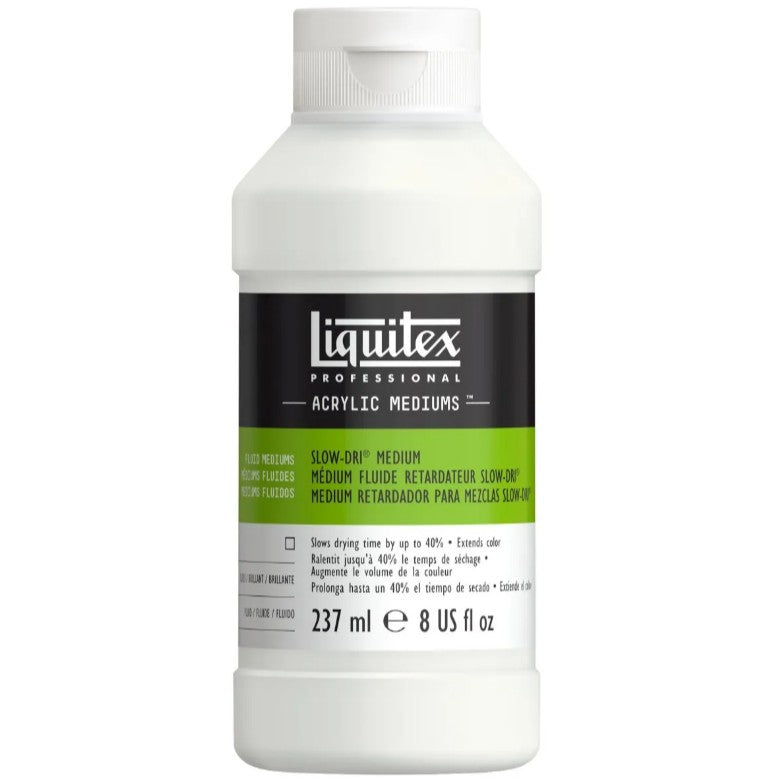 Liquitex Slow-Dri Blending Fluid Medium - Slow Dri Blend Fluid 237ml