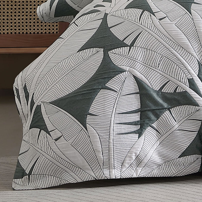 Super King Duvet Cover Set by Platinum Collection - Lagos Olive