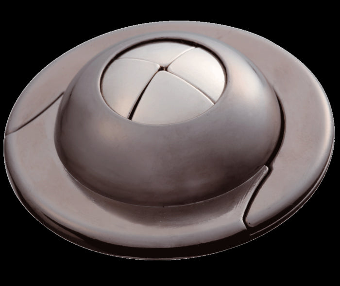 Unique UFO-shaped puzzle featuring slippery pieces, challenging both hands and brain for adult puzzlers.