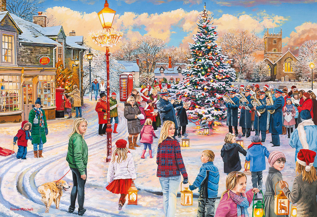 Gibsons: Village Celebrations (4 x 500pc Puzzle)